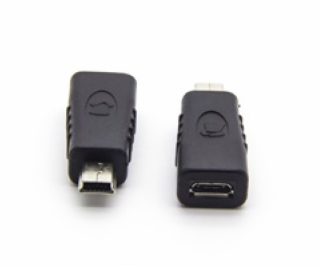 PremiumCord USB redukce USB2.0 Micro B - USB2.0 Mini 5PIN...