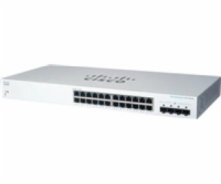 Cisco switch CBS220-24T-4G, 24xGbE RJ45, 4xSFP, fanless -...