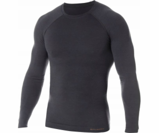 Brubeck Men s Active Wool Graphite t -shirt, XL (LS12820)