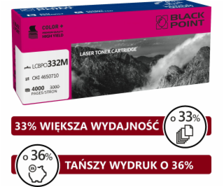 Black Point Toner LCBPOC332M purpurová (46508710)