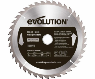 Evolution Widiowa TCT Saw pro řezání dřeva 230 mm 40Z (EV...