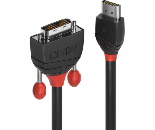 Kabel Lindy HDMI - DVI -D 10m Black (36275)