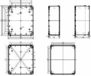 Schneider Housing 341 x 291 x 128 mm ABS IP66 TBSA TBS (N...