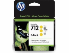 HP HP Ink 712 3-Pack 29-ml žlutého designového inkoustu