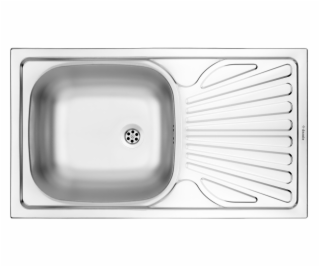 Deante Techno 1-Chamber Sink s odtokem 76x43cm ocelové po...