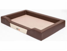 HobbyDog Deluxe Lair - Brown a Beige XXL