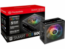 Smart Thermaltake Thermaltake 500W RGB napájení (PS-SPR-0500NHSAWE-1)