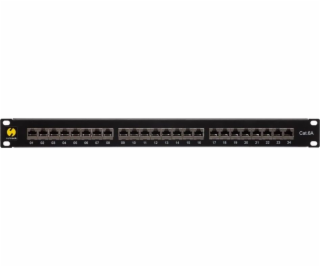 NetRack Patch Panel 19 24-Ports Cat. 6A FTP (104-19)