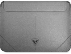 Tablet Case Hádej hádejte rukáv gucs14satlg 13/14 Silver /Silver Saffiano Triangle Logo