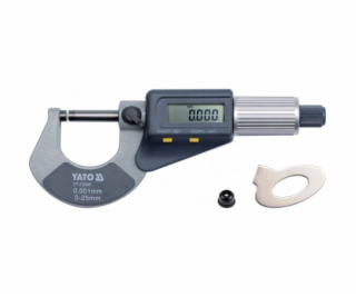 Yato 0-25mm mikrometer s digitálnym displejom (YT-72305)