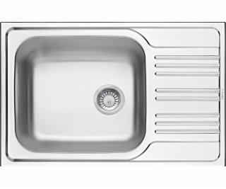 DEANTE 1-Chamber Sink Xylo s odkapňováním 50 x 78 cm ocel...