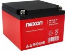 Nexon Nexon TN -Gel 12V 28Ah dlouhá životnost (12L) gelová baterie - hluboký výboj a cyklická práce