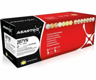 ASARTO Toner pro HP 207YN | W2212A | 1200 stran. Žlutá s ...