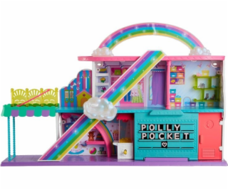 Polly Pocket 3-Level Rainbow Shopping Center HHX78