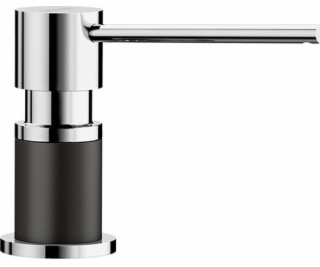 Blanco Blanco Summer - Silgranit -lok Black/Chrome Dispenser