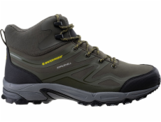 Pánské trekkingské boty Hi-Tec Shoes Outdoor Hendon Mid WP Khaki/Black/Lime 45