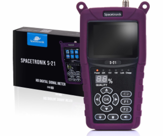 Spacetronik měřič satelitu S-21 DVB-S2/S2X SpaceTronik