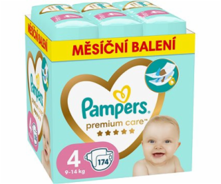 Pampers Premium Care 4, 9-14 kg, 174 PCS.