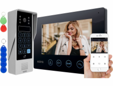 Eura Video-Intercom Eura VDP-90A3 Delta+ Black 7   , Full HD, WiFi, 2 vstupy, šifry, čtenáře blízkost, AHD, Tuya