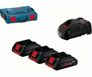 Bosch Batumulator 18V 3x4.0ah GBA Procore+Gal Charger 188...