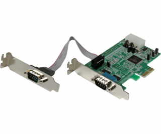 STARTECT PCIE X1-2X RS-232 DB-9 (PEX2S553LP) řadič