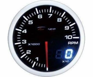 Dracing_f Clock Depo Dual 52mm Tachometer