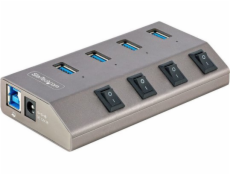 Hub USB StartEch USB Hub StartEch USB 3.0 Netzteil 4xusb3.2 5GBIT/S