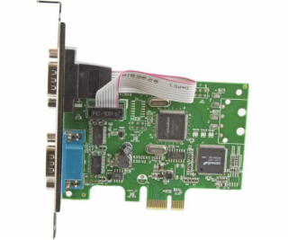 STARTECT PCIE X1 Řadič - 2x sériový port RS -232 DB9 (PEX...