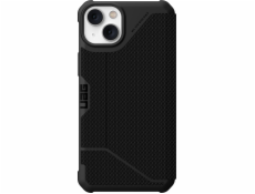 Urban UAG Metropolis - Ochranné bydlení s iPhone 14 Plus Flap (Kevlar -Black)