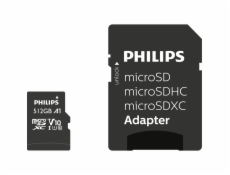 Philips MicroSDXC Card     512GB Class 10 UHS-I U1 incl. Adapter