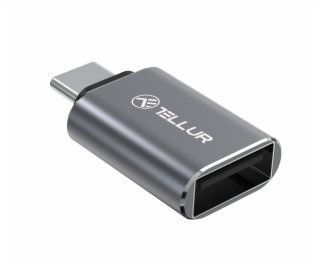 Tellur USB-C to USB-A M/F adapter 10Gbps, 3A aluminum alloy