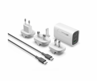 GP GaN USB Schnelladeadapter 65W PD 2xUSB-C & 1xUSB-A weiß