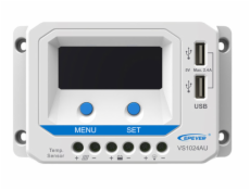 EPEVER VS1024AU solární PWM regulátor 12/24 V, 10 A, USB, vstup 50V (VS1024AU)