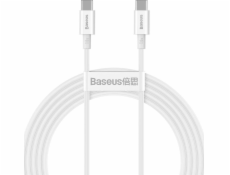 USB Sonoff Cable USB-C pre USB-C Baseus Superior Series, 100W, 2M (biela)