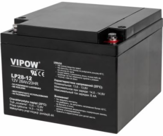 VIPOW GEL BATTERY 12 V / 28 AH