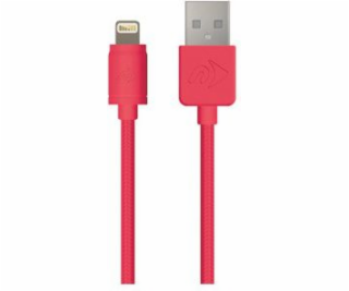 NewRtech Certified Lightning USB 1,0 m MFI Pink Cable