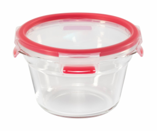 Emsa Clip&Close Glass Food Container 900 ml červená