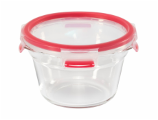 Emsa Clip&Close Glass Food Container 900 ml červená