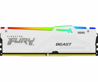 Kingston FURY Beast/DDR5/64GB/5200MHz/CL40/4x16GB/RGB/White