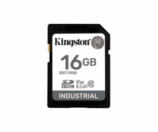 Kingston paměťová karta 16GB Industriální SDHC UHS-I C10