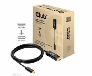 Club3D aktivní kabel HDMI na USB-C, 4K60Hz, 1.8m, M/M