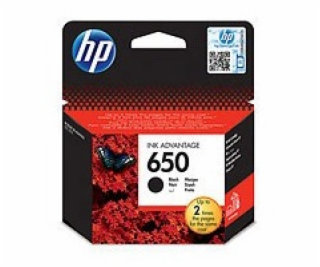 HP 650 Black Ink Cart, 6,5 ml, CZ101AE (360 pages)