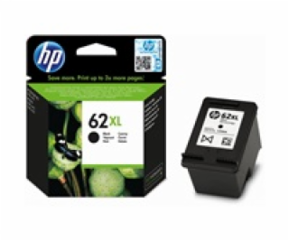 HP 62XL High Yield Black Original Ink Cartridge (600 pages)