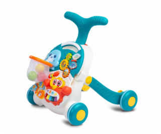 Dětské hrající edukační chodítko 2v1 Toyz Spark turquoise