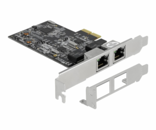 PCI Express x2 Karte auf 2 x RJ45 2,5 Gigabit LAN RTL8125...