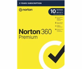 NORTON 360 PREMIUM 75GB +VPN 1 uživatel pro 10 zařízení n...