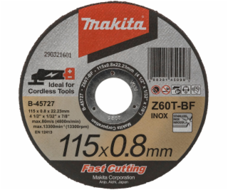 Makita B-45727 Trennscheibe 115x0,8mm INOX