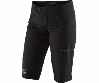 100% Szorty damskie 100% RIDECAMP Womens Shorts black roz...