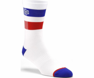 100% Skarpety 100% FLOW Performance socks white S/M (NEW)