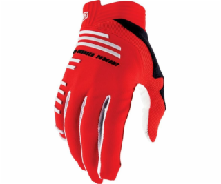 100% rukavice 100% R-Core Gloves Racer Red-L (délka ruky ...